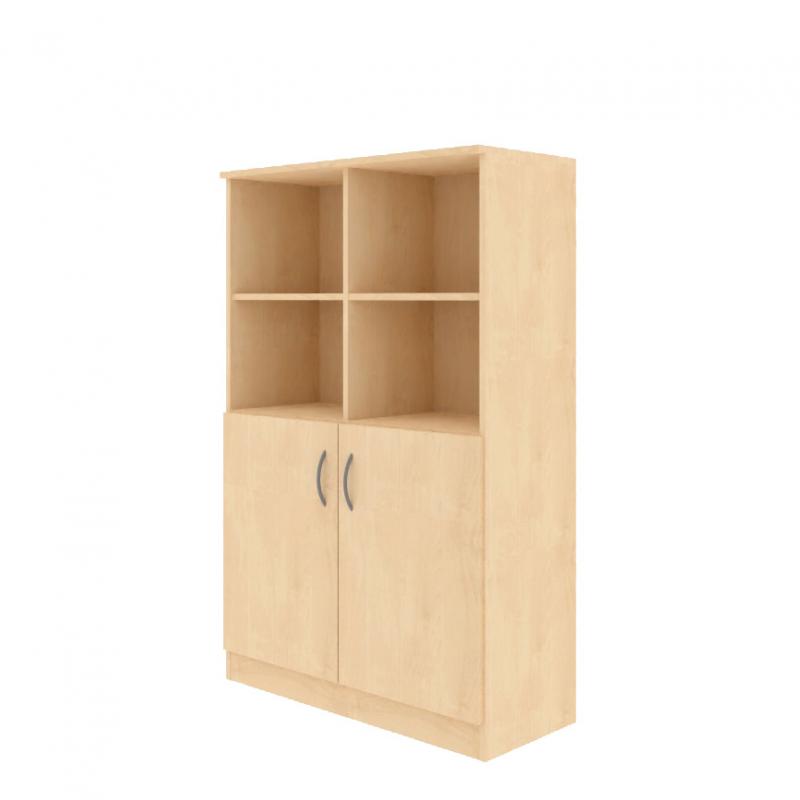 oeco... Bücherschrank, Breite 100 cm, 4 OH - mit Mittelwand