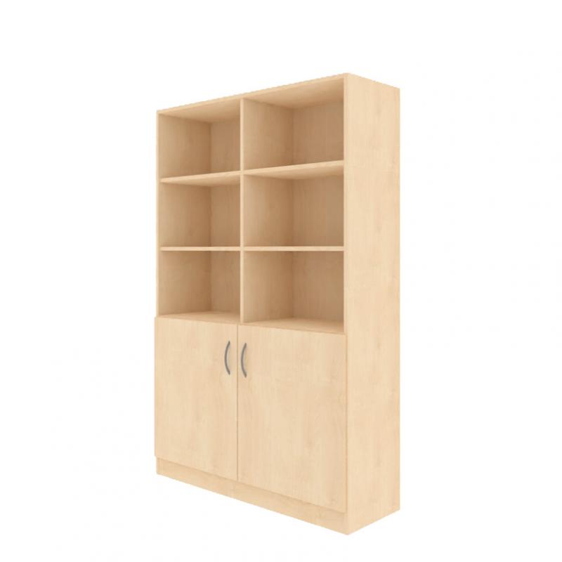 oeco... Bücherschrank, Breite 120 cm, 5 OH - mit Mittelwand